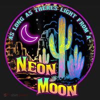 As Long As Theres Light From A Neon Moon Country Toddler T-Shirt thumb 4
