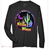 As Long As Theres Light From A Neon Moon Country Zone Performance Long-Sleeve T-Shirt thumb 0