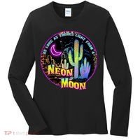 As Long As Theres Light From A Neon Moon Country Women's Long Sleeve Shirt thumb 0