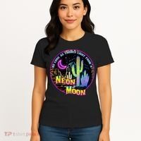As Long As Theres Light From A Neon Moon Country Women's T-Shirt thumb 4