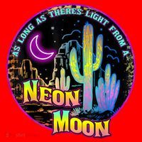 As Long As Theres Light From A Neon Moon Country Santa Hat thumb 1
