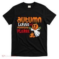 Autumn Leaves And Pumpkins Please T-Shirt thumb 0