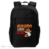 Autumn Leaves And Pumpkins Please Backpack thumb 0