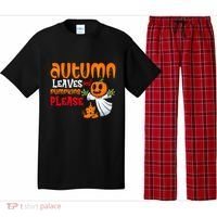 Autumn Leaves And Pumpkins Please Pajama Set thumb 0
