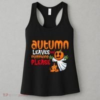 Autumn Leaves And Pumpkins Please Women's Tank Top thumb 3