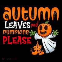 Autumn Leaves And Pumpkins Please Baby Bodysuit thumb 2