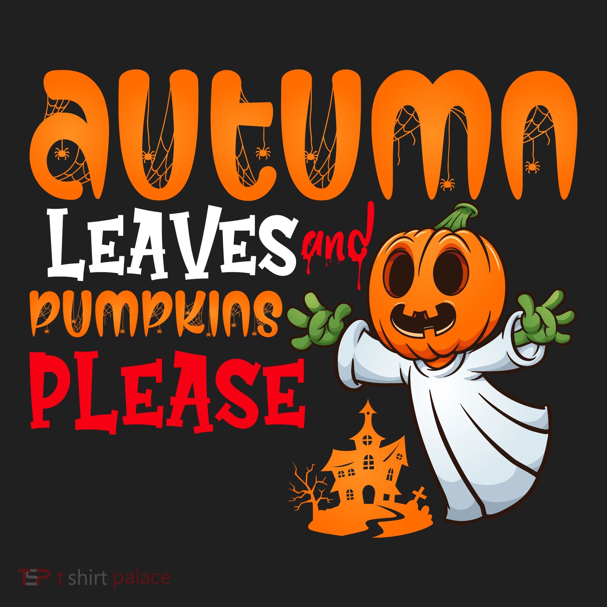Autumn Leaves And Pumpkins Please Hat