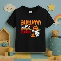 Autumn Leaves And Pumpkins Please Toddler T-Shirt thumb 3