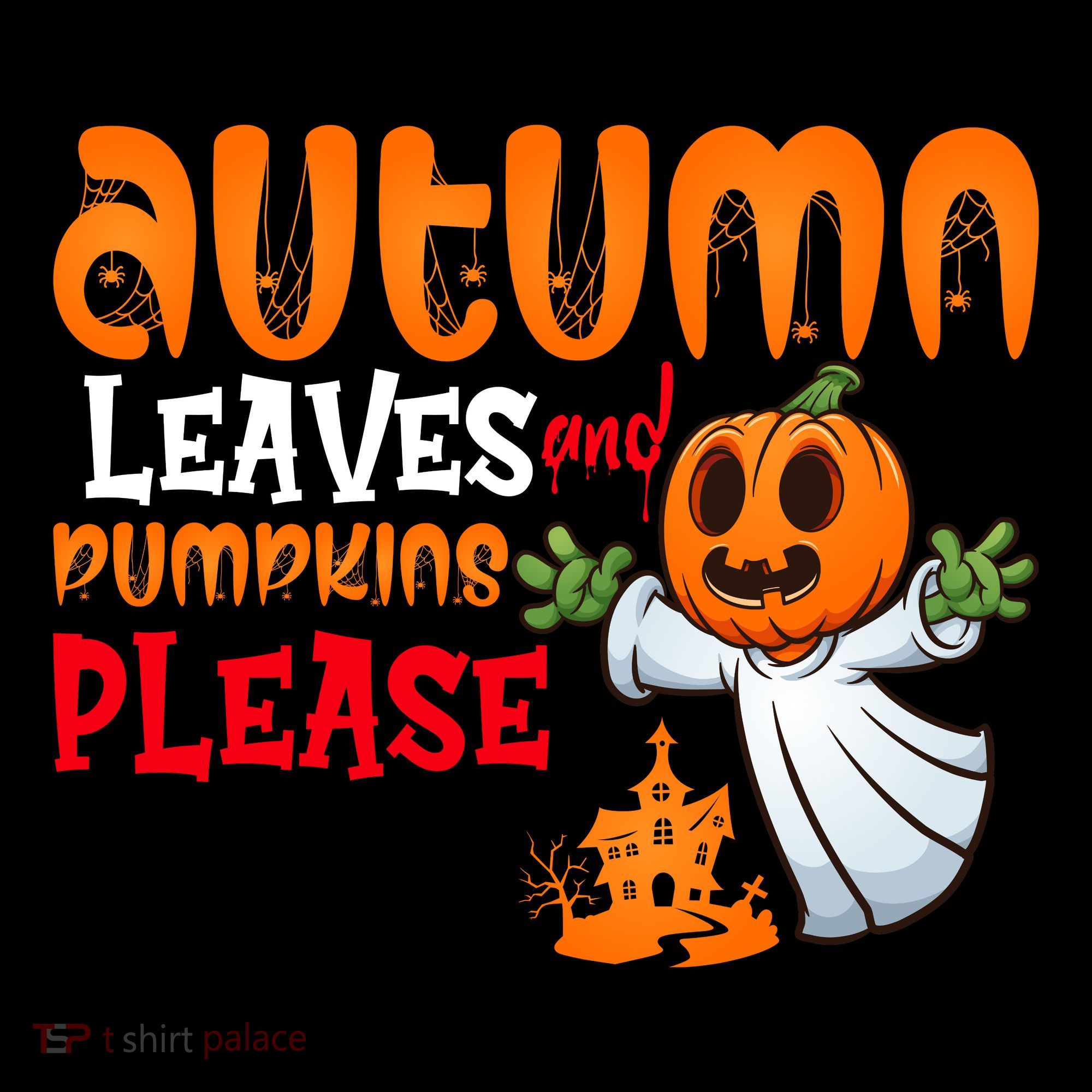 Autumn Leaves And Pumpkins Please Toddler T-Shirt