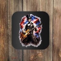 Abraham Lincoln Abe Lincoln Playing Guitar Coaster thumb 0