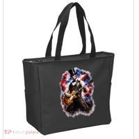 Abraham Lincoln Abe Lincoln Playing Guitar Tote Bag thumb 2