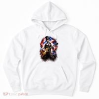 Abraham Lincoln Abe Lincoln Playing Guitar Hoodie thumb 0