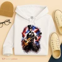 Abraham Lincoln Abe Lincoln Playing Guitar Hoodie thumb 4
