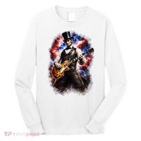 Abraham Lincoln Abe Lincoln Playing Guitar Long Sleeve Shirt thumb 0