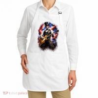 Abraham Lincoln Abe Lincoln Playing Guitar Apron thumb 2