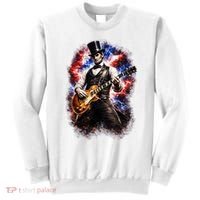 Abraham Lincoln Abe Lincoln Playing Guitar Sweatshirt thumb 0