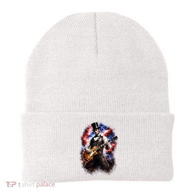 Abraham Lincoln Abe Lincoln Playing Guitar Beanie