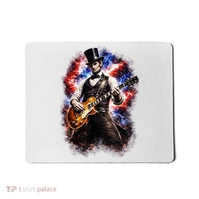 Abraham Lincoln Abe Lincoln Playing Guitar Mousepad