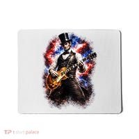 Abraham Lincoln Abe Lincoln Playing Guitar Mousepad thumb 0