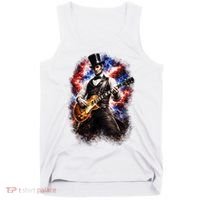 Abraham Lincoln Abe Lincoln Playing Guitar Tank Top thumb 0