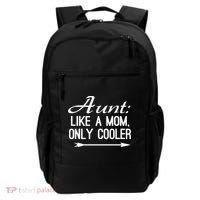 Aunt Like A Mom Only Cooler Cool Cute Funny Auntie Gift Backpack thumb 0