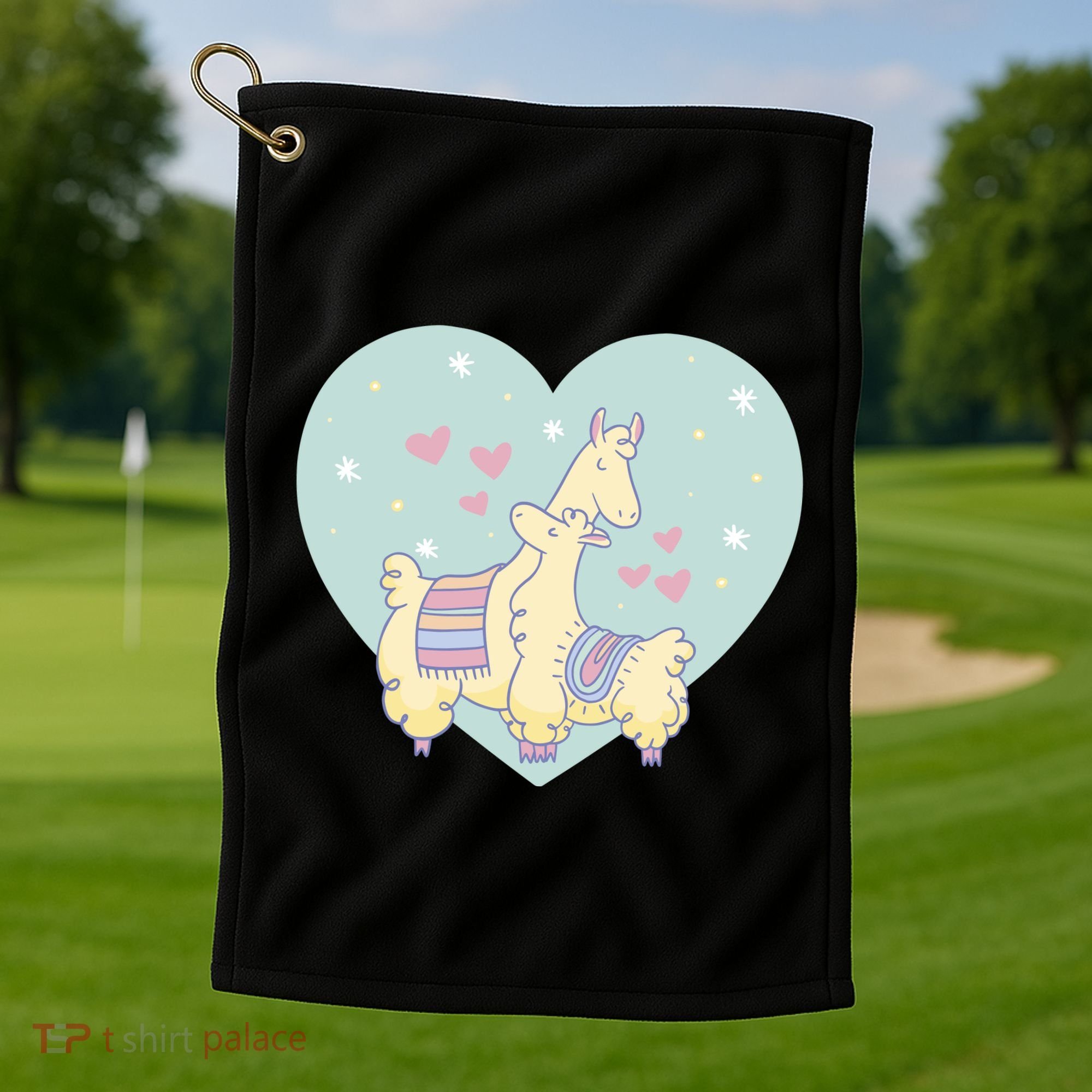 Alpaca Love Golf Towel