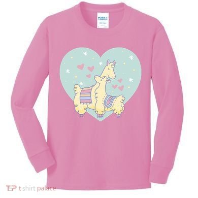 Alpaca Love Kids Long Sleeve Shirt
