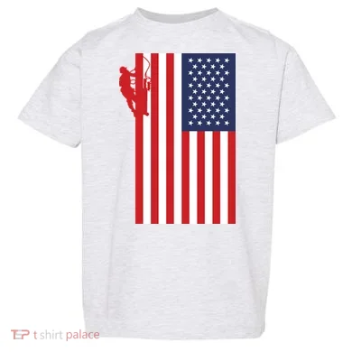 American Lineman Toddler T-Shirt