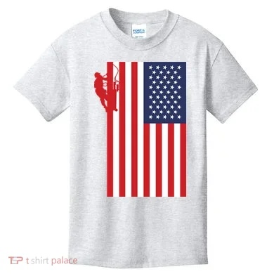 American Lineman Kids T-Shirt