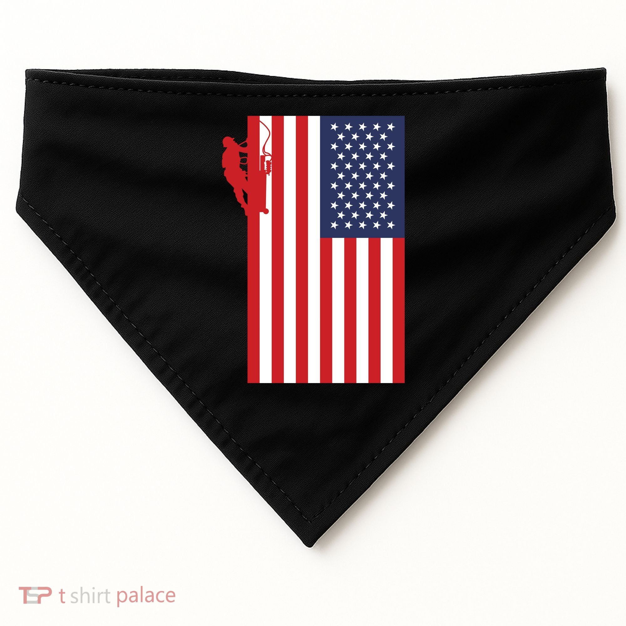 American Lineman USA-Made Doggie Bandana