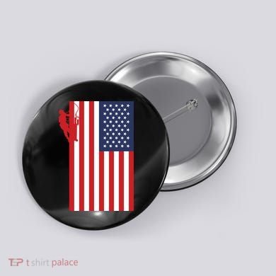 American Lineman Button