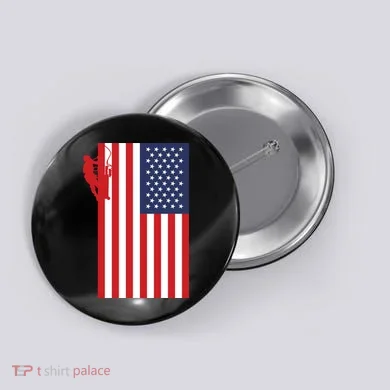 American Lineman Button