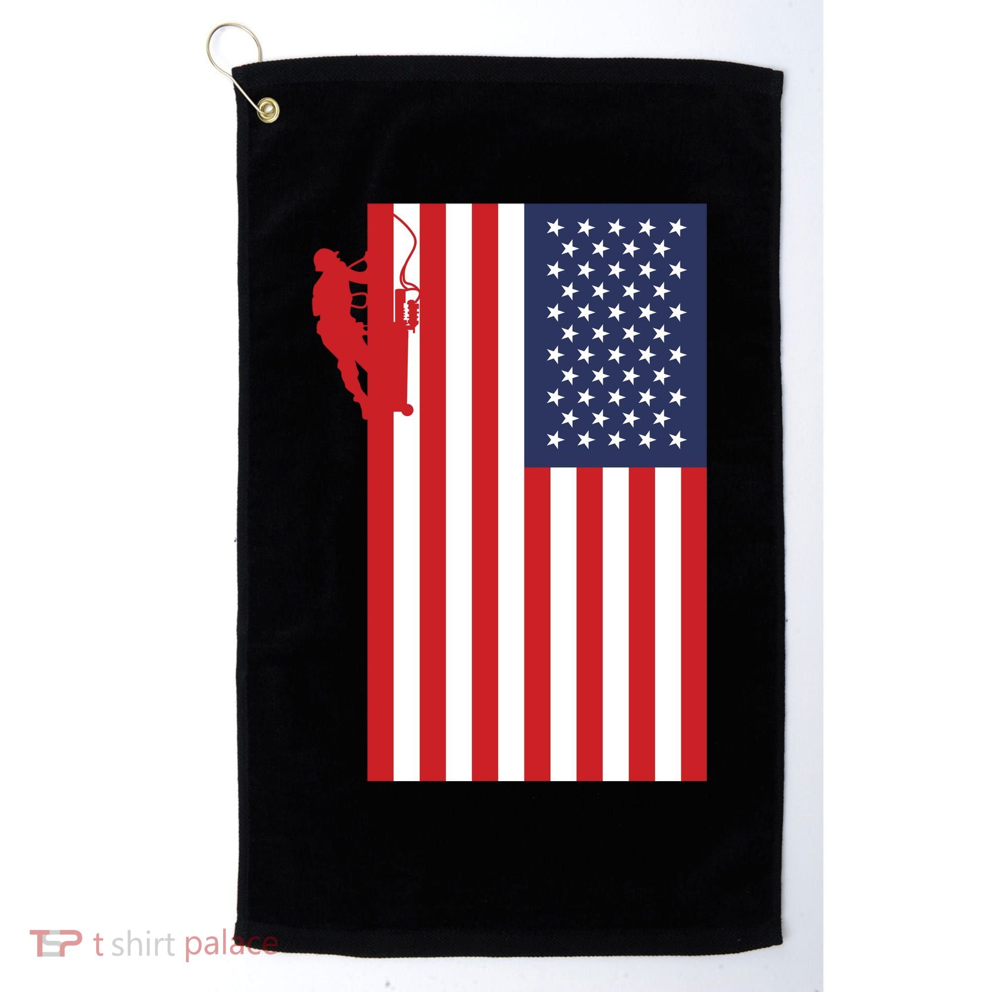 American Lineman Golf Towel