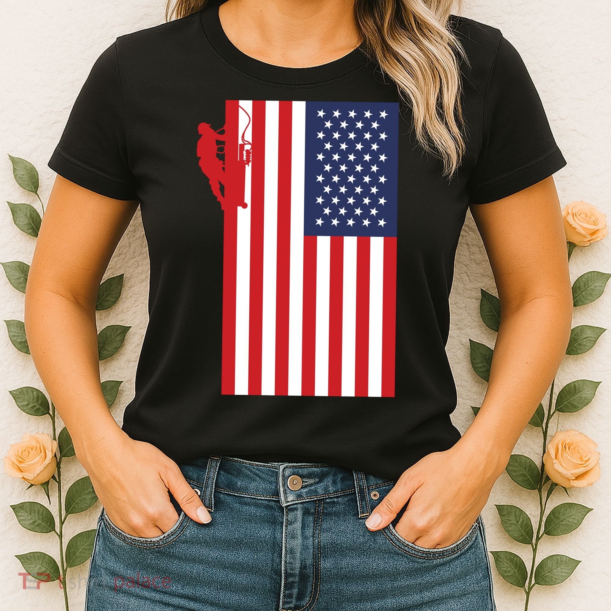 American Lineman Women's T-Shirt