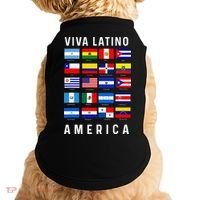 All Latin American Flags Countries Viva Latino America Doggie Tank thumb 0