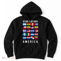 All Latin American Flags Countries Viva Latino America Hoodie thumb 0