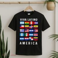 All Latin American Flags Countries Viva Latino America T-Shirt thumb 2