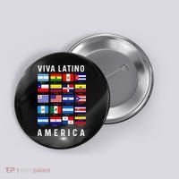 All Latin American Flags Countries Viva Latino America Button thumb 0