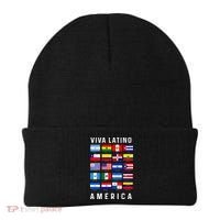 All Latin American Flags Countries Viva Latino America Beanie thumb 0