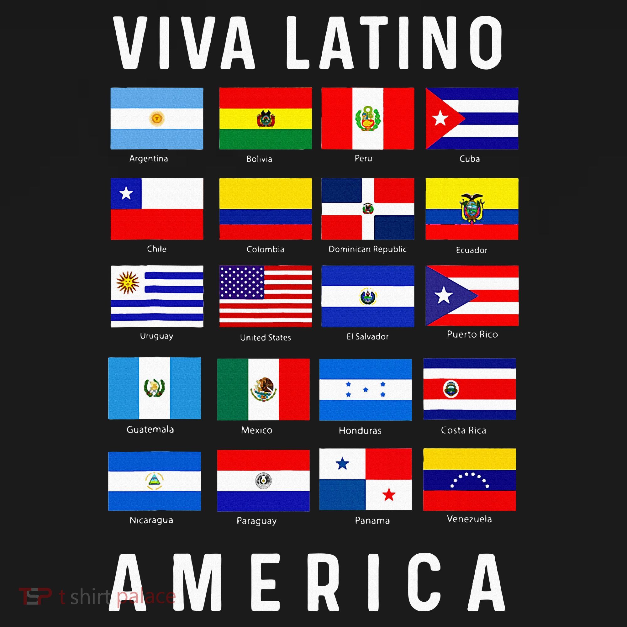 All Latin American Flags Countries Viva Latino America Women's Hoodie
