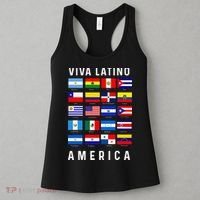 All Latin American Flags Countries Viva Latino America Women's Tank Top thumb 3