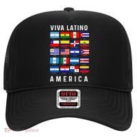 All Latin American Flags Countries Viva Latino America Hat thumb 0