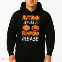 Autumn Leaves And Pumpkins Please Hoodie thumb 2