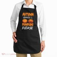 Autumn Leaves And Pumpkins Please Apron thumb 2