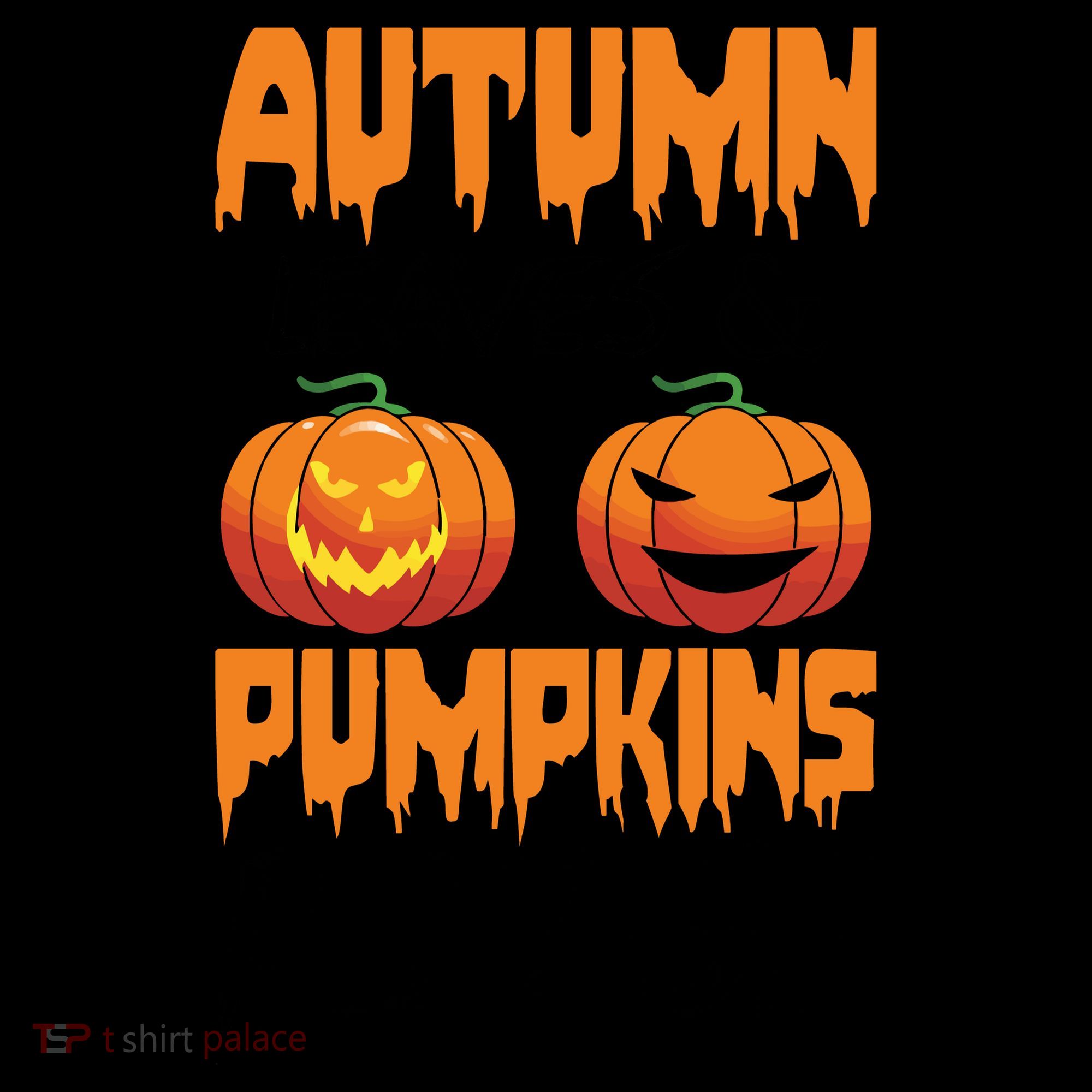 Autumn Leaves And Pumpkins Please Coffee Mug