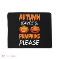 Autumn Leaves And Pumpkins Please Mousepad thumb 0