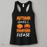 Autumn Leaves And Pumpkins Please Women's Tank Top thumb 3
