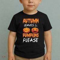 Autumn Leaves And Pumpkins Please Toddler T-Shirt thumb 2
