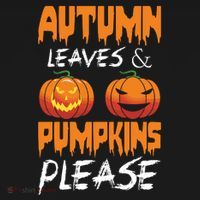 Autumn Leaves And Pumpkins Please Visor thumb 3