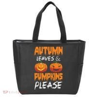 Autumn Leaves And Pumpkins Please Tote Bag thumb 0